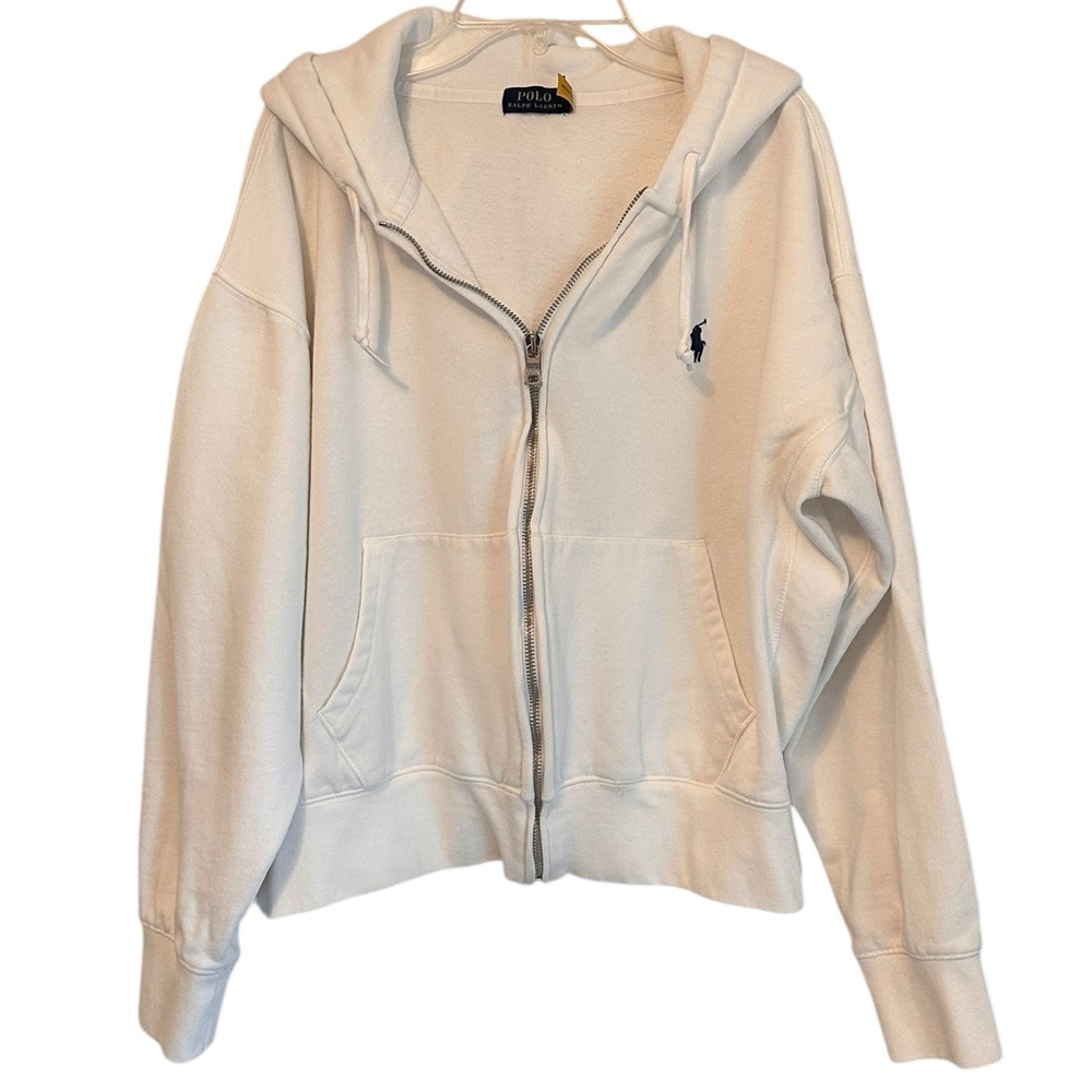 POLO Ralph Lauren cropped zipper hoodie